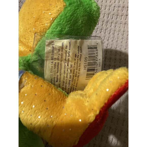 Webkinz Lil Kinz Tree Frog HS109 with Code Attached Preowned Display Piece - Picture 10 of 11